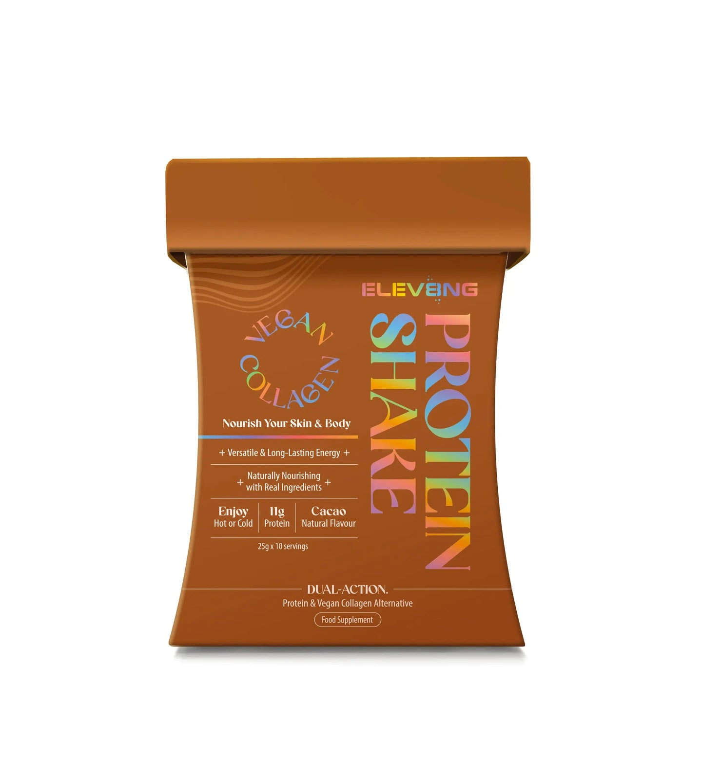 Elev8ng Vegan Collagen Protein Shake - Chocolate Goldman Labs